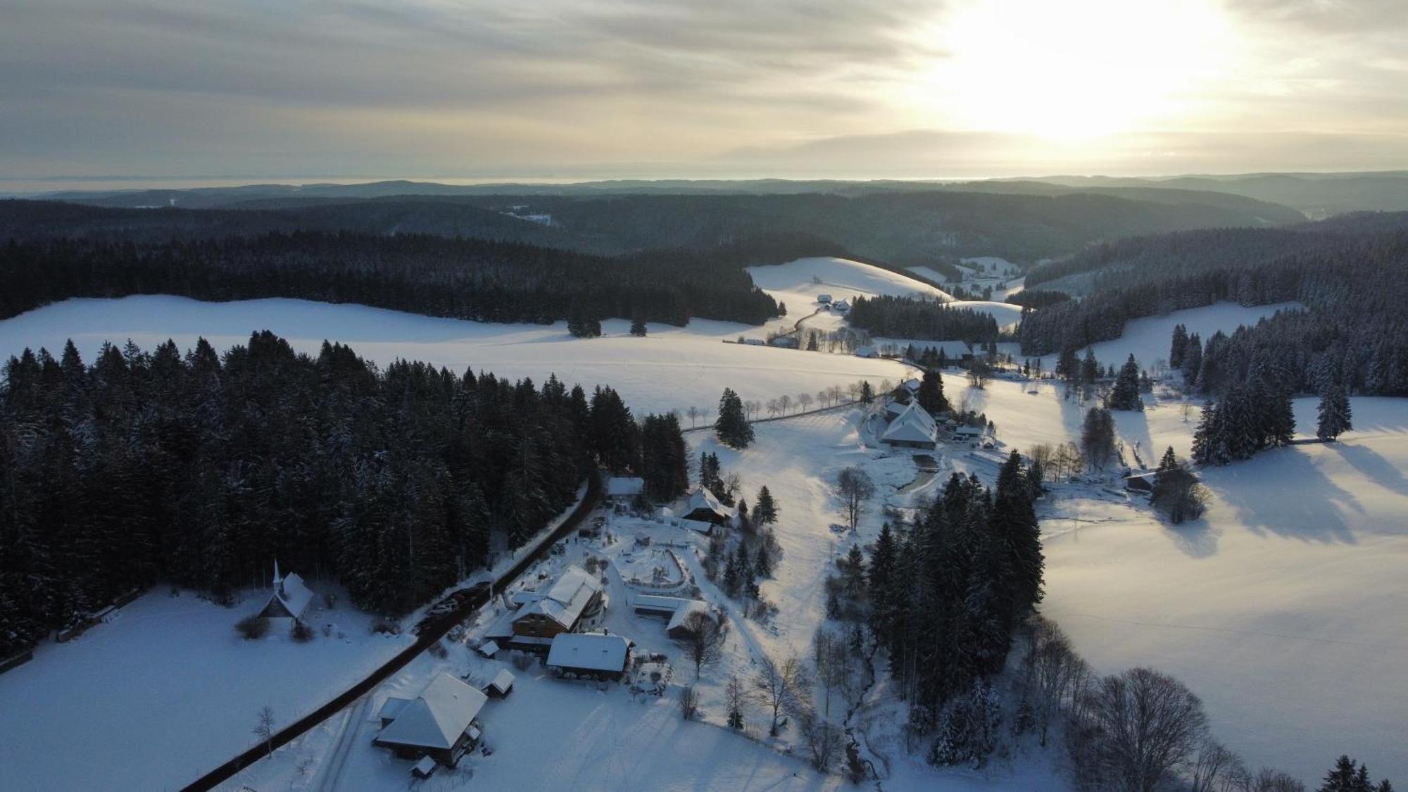Hoehengasthaus Kolmenhof An Der Donauquelle ฟวร์ตวานเงน ภายนอก รูปภาพ